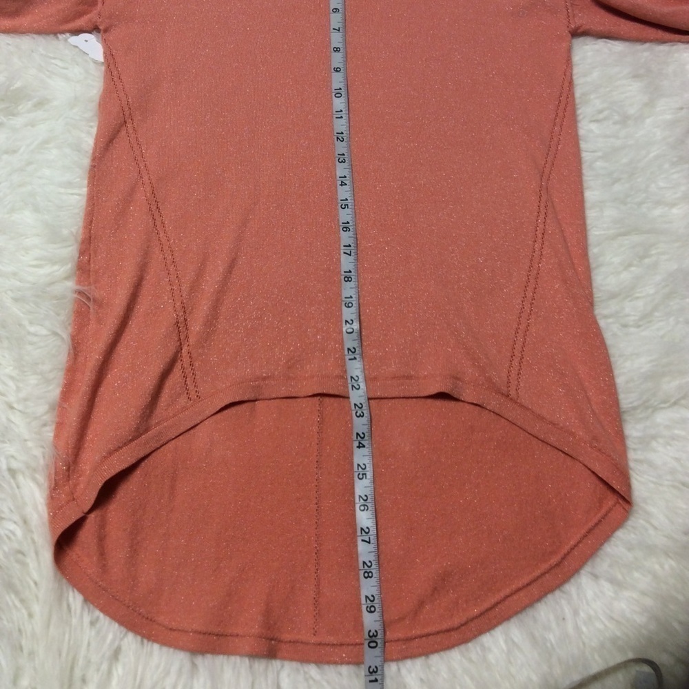 JENNIFER LOPEZ CORAL HI/LO SWEATER - Picture 7 of 7